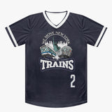 Team Trains Softball Jersey