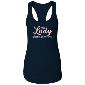 This Lady Moves New York Racerback Tank