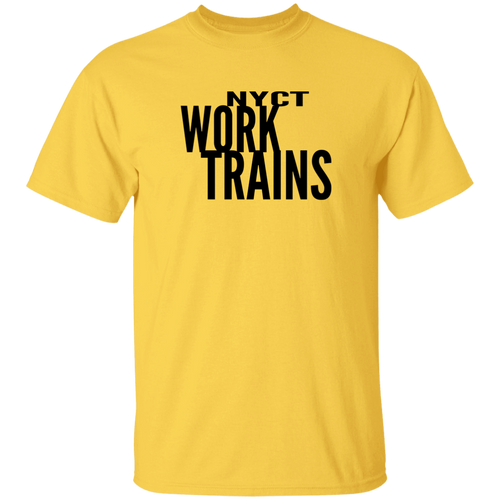 NYCT Work Trains T-Shirt (yellow)