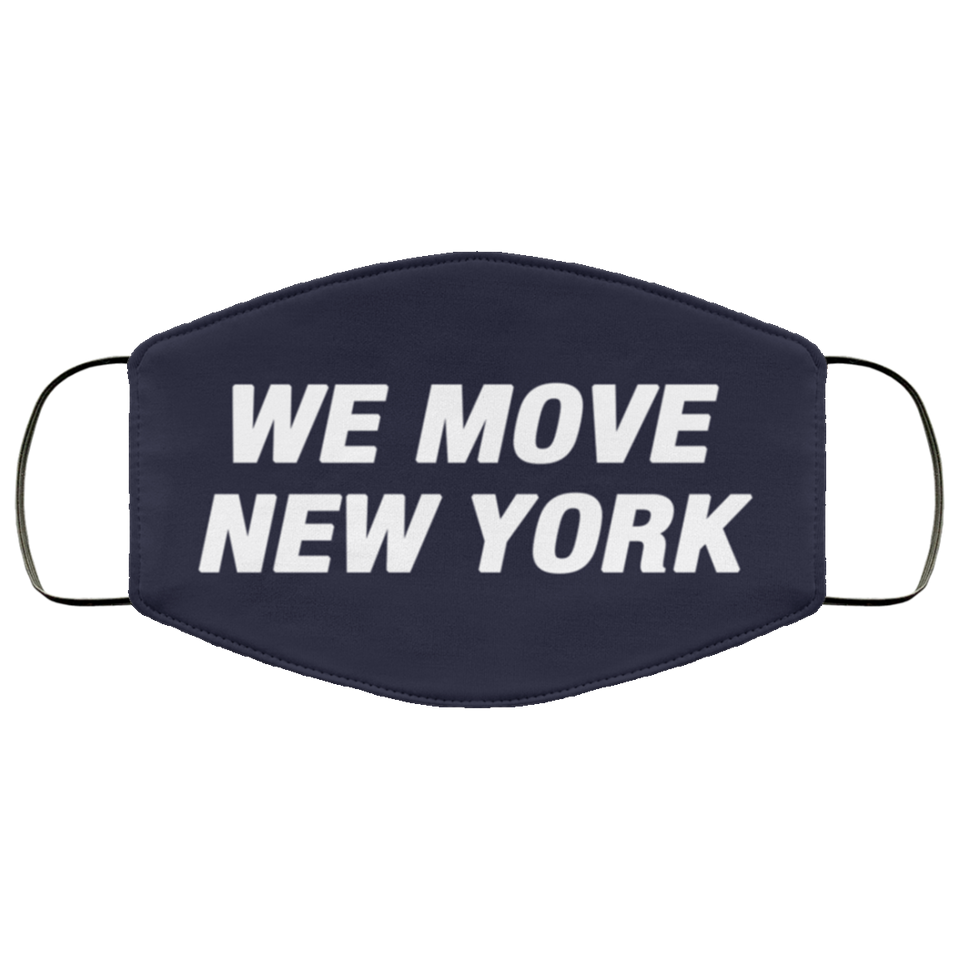 We Move New York Bold Face Mask